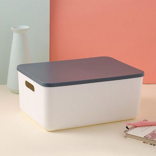 Caja de almacenamiento multifuncional 15L azul