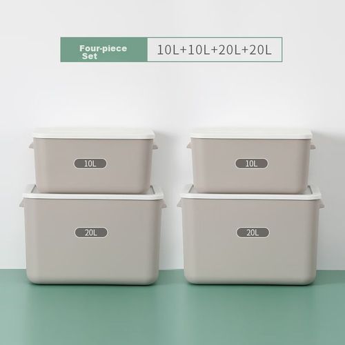 Caja de alamcenamiento multifuncional 20L y 10L 4pzas
