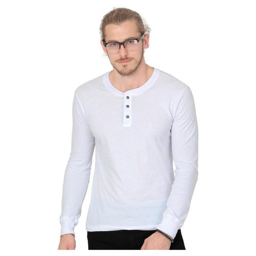 Playera Hombre Básico Camiseta Blanco Silver Plate 60203620