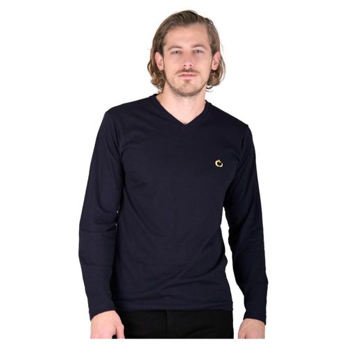 Playera Hombre Básico Camiseta Azul Stfashion 61703828