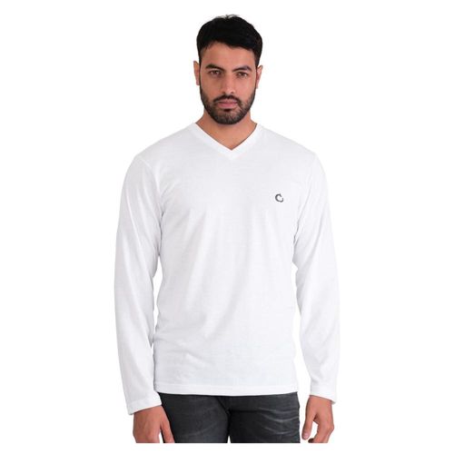 Playera Hombre Básico Camiseta Blanco Stfashion 61703820