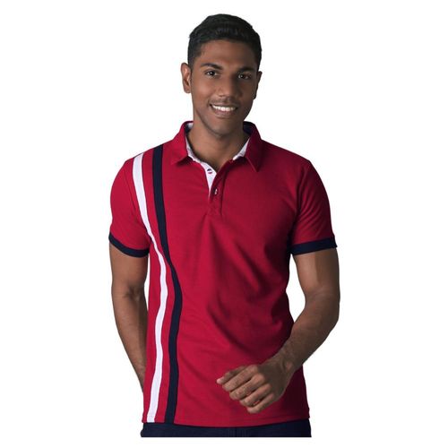 Playera Hombre Moda Polo Rojo Stfashion 71604254