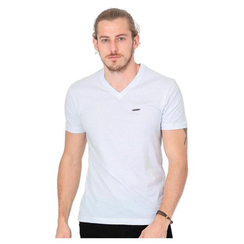 Playera Hombre Básico Camiseta Blanco Silver Plate 60203609