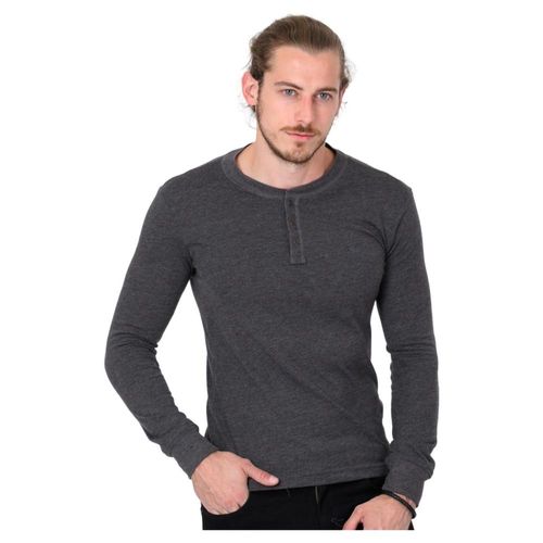 Playera Hombre Básico Camiseta Gris Silver Plate 60203624