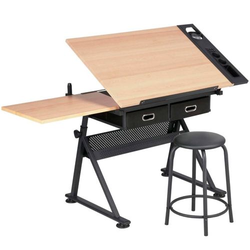 Restirador de Madera Bluelander 98 * 60 cm Mesa de Dibujo Profesional