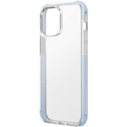 COMBAT Funda para iPhone 14 máxima protección transparente híbrida