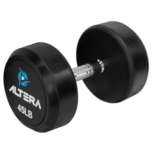 Mancuerna Altera Pesa De Ejercicio Gimnasio Redonda 45 Lb Negro