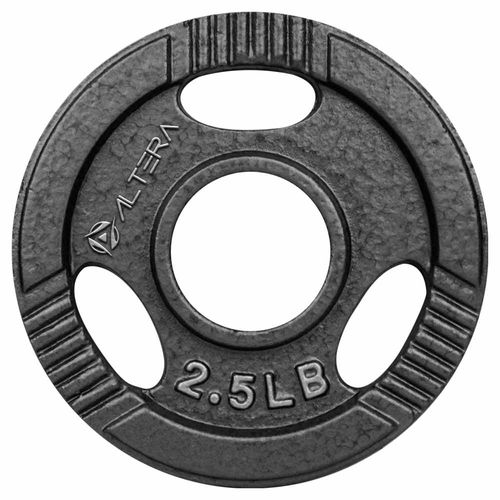 Disco 2.5 lb Olimpico Gris Oscuro
