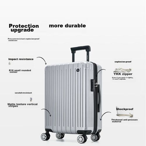 Maleta de Cabina OIWAS Freedom Space 20" Plata con Ruedas 360°