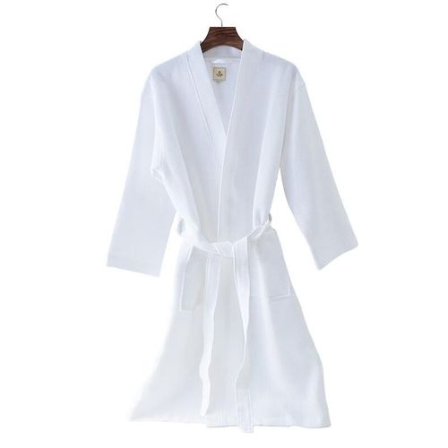Bata de baño algodón Talla L Blanco Grace