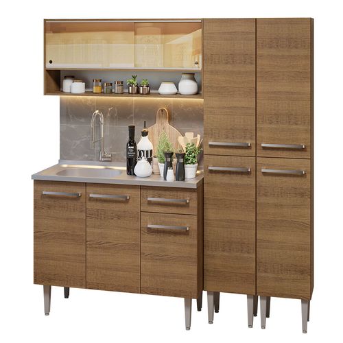 Cocina Integral Completa Modular Madesa Emilly 169cm Con Tarja 13