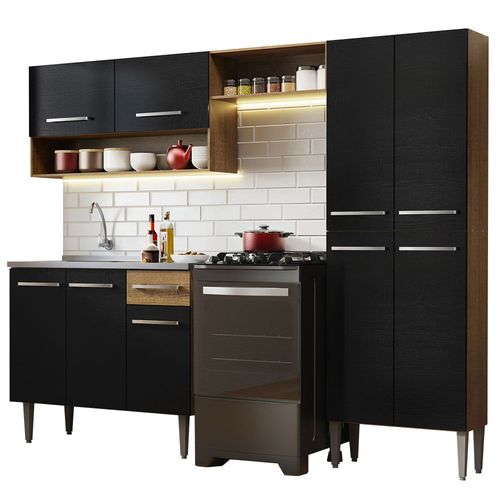 Cocina Integral 229cm Con Fregadero Emilly Madesa 10 NM