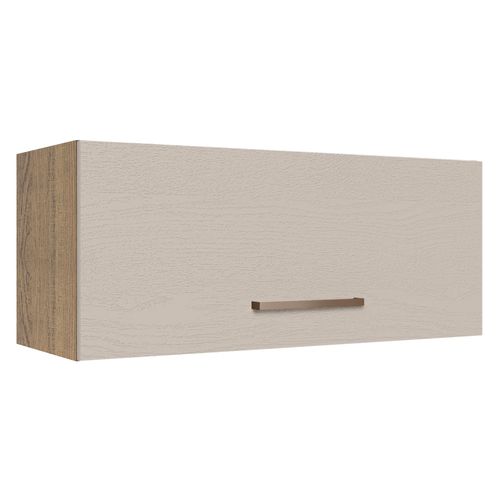 Alacena 80 cm 1 Puerta Basculante Agata Madesa Marron/Crema