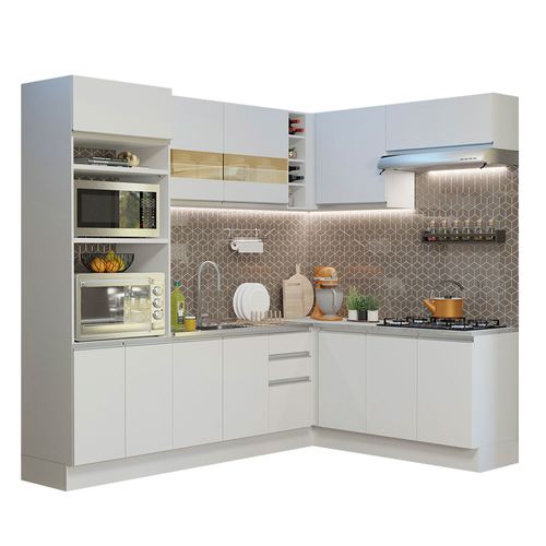 Armario Esquinero Completo 419cm Glamy Madesa 01