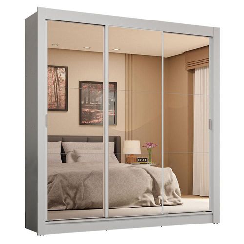 Ropero Closet Madesa 3 Puertas 3 Espejos BB 02