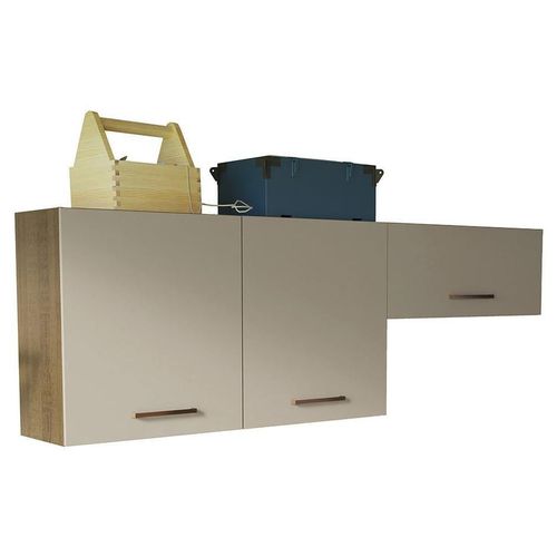 Kit Gabinete Superior Almacenamiento Garaje Madesa 200cm CM