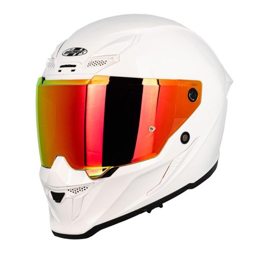 Casco Cerrado Joe Rocket RKT 240 Ion Gloss Blanco + Mica