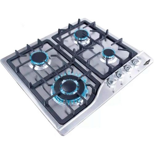 Parrilla Gas 4 Quemadores Acero Inoxidable Hogar Empotrable Gutstark