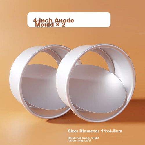 Juego de moldes para hornear 4" 2pzas Gris