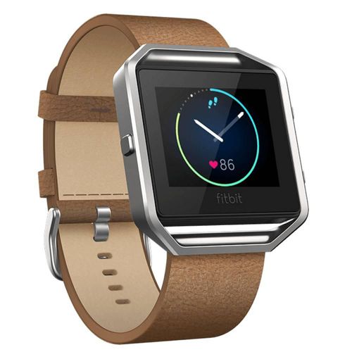 Correa para smartwatch Blaze Luxe Fitbit tamaño chica color camel