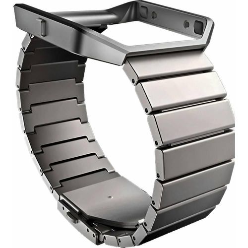 Correa para smartwatch Blaze Luxe Fitbit de eslabones plateados
