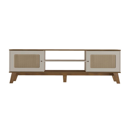 MESA DE TV BERTOLINI CHARLOTTE PINO OFF WHITE