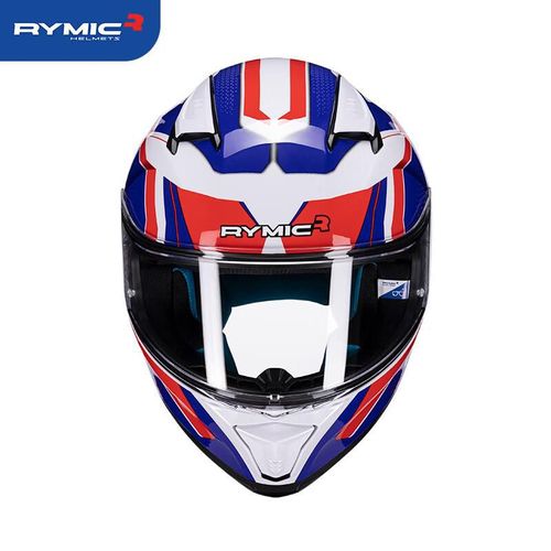 Casco de Moto Integral RYMIC SR6 M Rojo y Azul