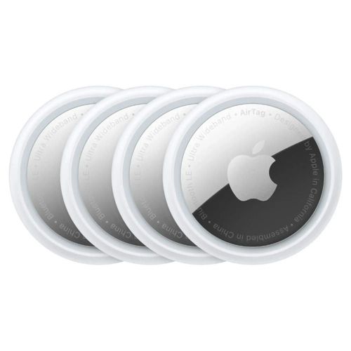 Apple Airtag, Plata/blanco, 4 Piezas