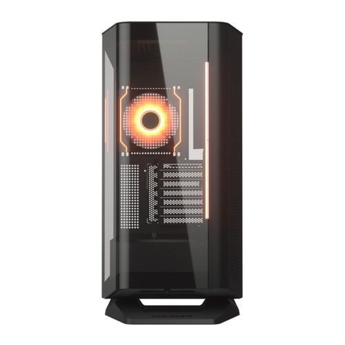 Gabinete Gamer COUGAR FV270 RGB 420mm GPU Compatible, Ventiladores ARGB, Eje RGB, EATX Negro,