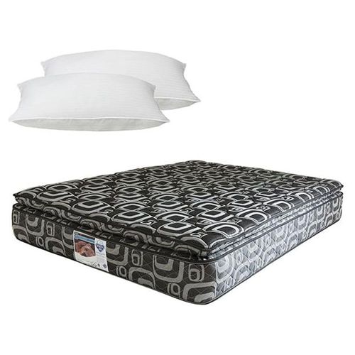 Colchón Queen Size Spring Air Morgan + 2 Almohadas Osos CZD