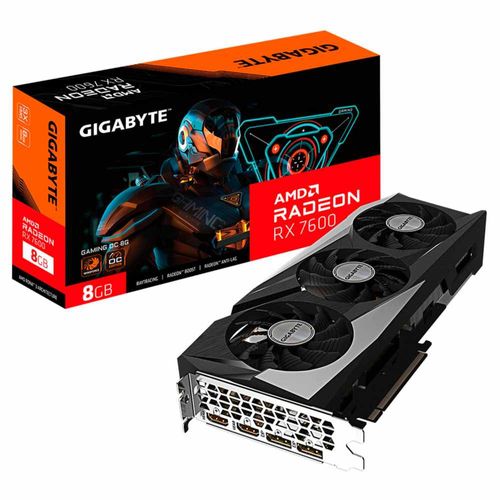 TARJETA DE VIDEO GIGABYTE RX7600 GAMING OC 8G GV-R76GAMING OC-8GD