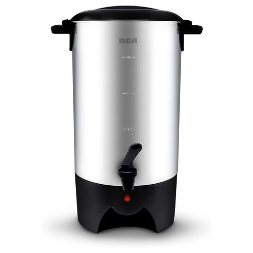 Cafetera Percoladora RCA Acero Inoxidable 6L 40 Tazas RC-6L