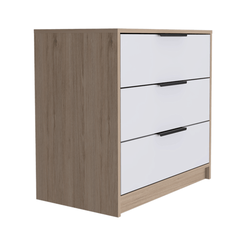Cómoda Organizador Wesley, Beige y Blanco