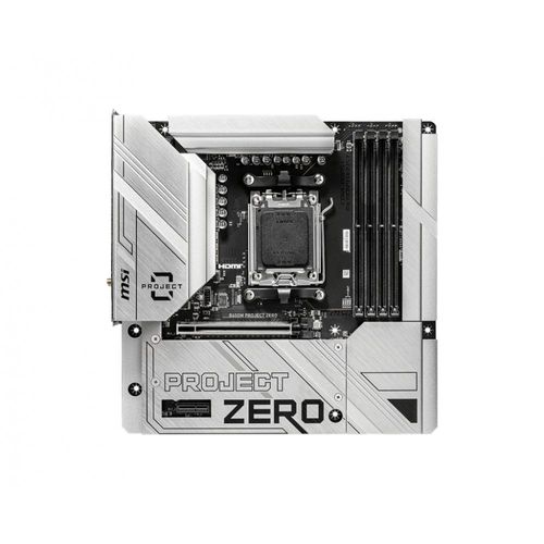 MB MSI B650M PROJECT ZERO AMD DDR5 256GB M-ATX WIFI HDMI DP AM5