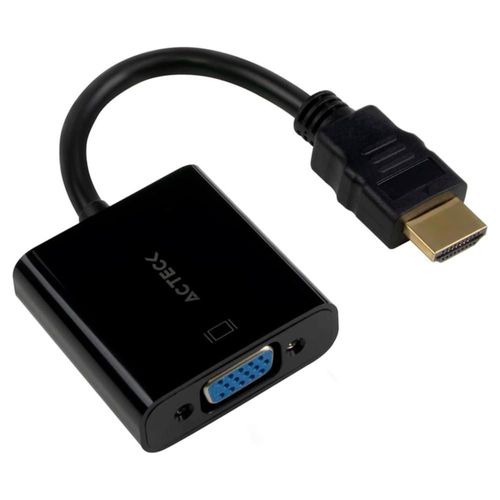 Adaptador ACTECK SHIFT PLUS AV400 HDMI a VGA Negro AC-934756
