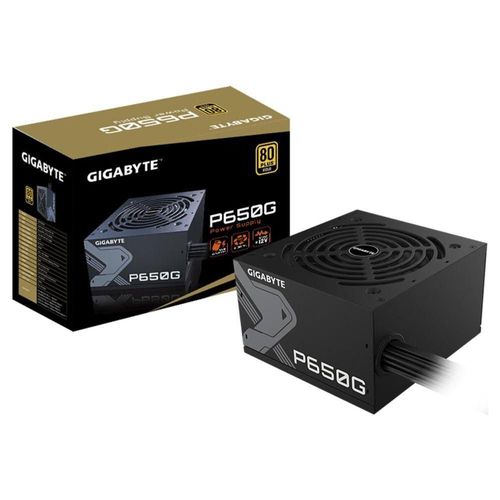 Fuente de Poder PC 650W Gamer GIGABYTE P650G 80 Plus Gold GP-P650G