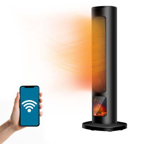 Calefactor Torre 24" WiFi Smart Home Flama Red Fan