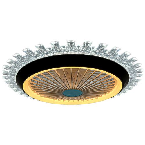 Ventilador De Techo, Luz Ideal, Led Prisma 6 Velocidades.