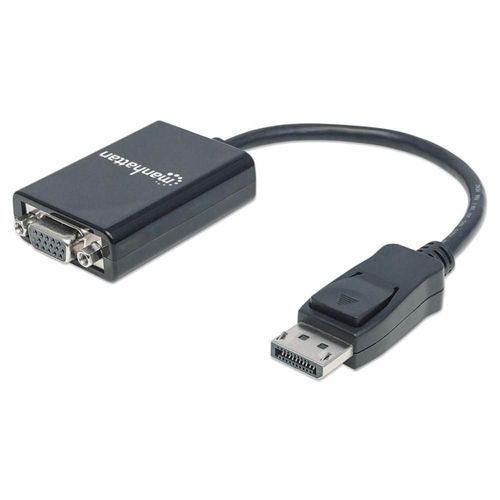 Adaptador Displayport a VGA Manhattan negro 151962
