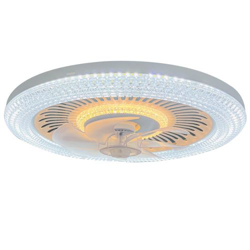Ventilador De Techo Luz Ideal Ventor, 6 Velocidades Luz Led.