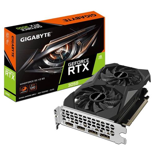 Tarjeta de Video GIGABYTE NVIDIA GeForce RTX 3050 WINDFORCE OC V2, 6GB GDDR6