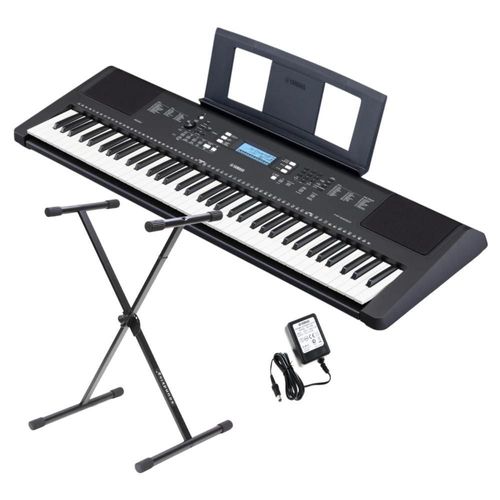 Yamaha teclado PSRE283SET con base para teclado digital