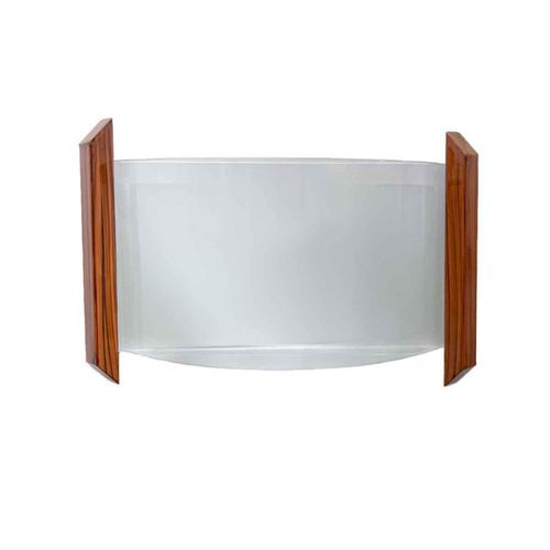 Lampara De Pared Luz Ideal, Arbotante Cañitas Madera.