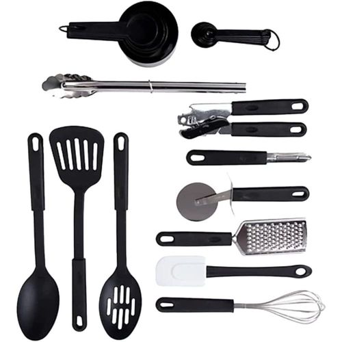 Utensilios De Cocina Kitchen 20 Pzs C/ Mango De Nylon