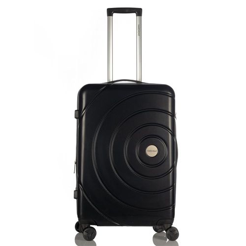 Maleta De Viaje Rígida Equipaje Negro De 24 Pulgadas