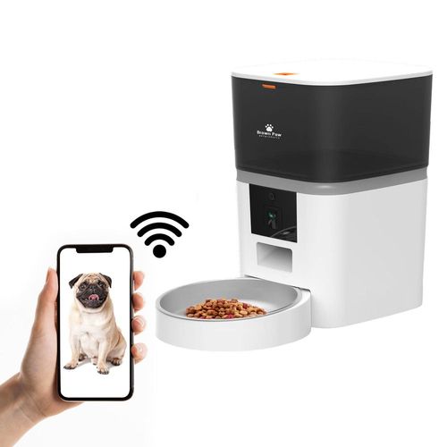 Dispensador Alimento para Mascotas Wifi Cámara Inteligente