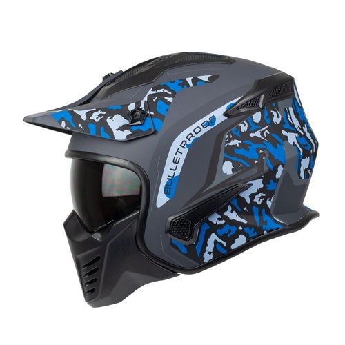 Casco Moto Modular Kombat Camo Certificado Dot M