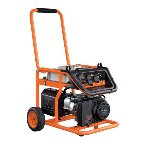 Generador portátil Truper 2.5 kW motor a gasolina GEN25X naranja