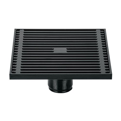 Resumidero cuadrado 6 x 6 Foset laton RS802M negro