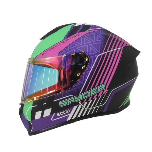 Casco Moto Integral Edge Frankie Spyder Certificado Dot M